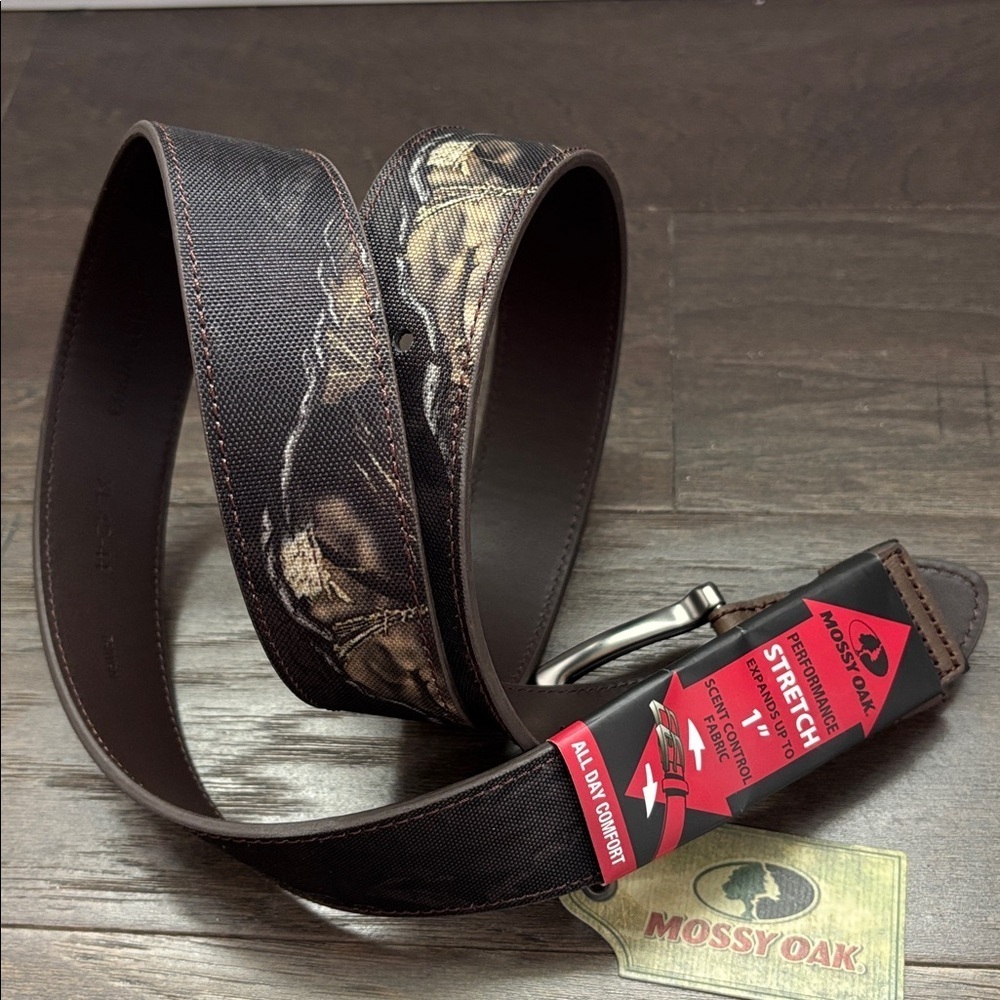 Mossy Oak Eclipse Ground Blind Belt,scent control,camo,1” stretch expands up 1”